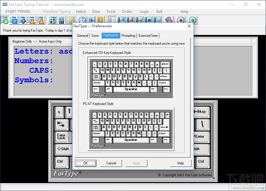 FasType Typing Tutorial,打字练习软件,FasType Typing Tutorial官方下载